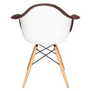 Willow Modern Fabric Eiffel Base Accent Side Chair - Elax Furniture