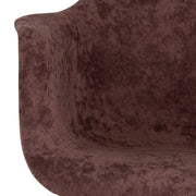 Willow Modern Fabric Eiffel Base Accent Side Chair - Elax Furniture