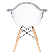 Willow Modern Fabric Eiffel Base Accent Side Chair - Elax Furniture