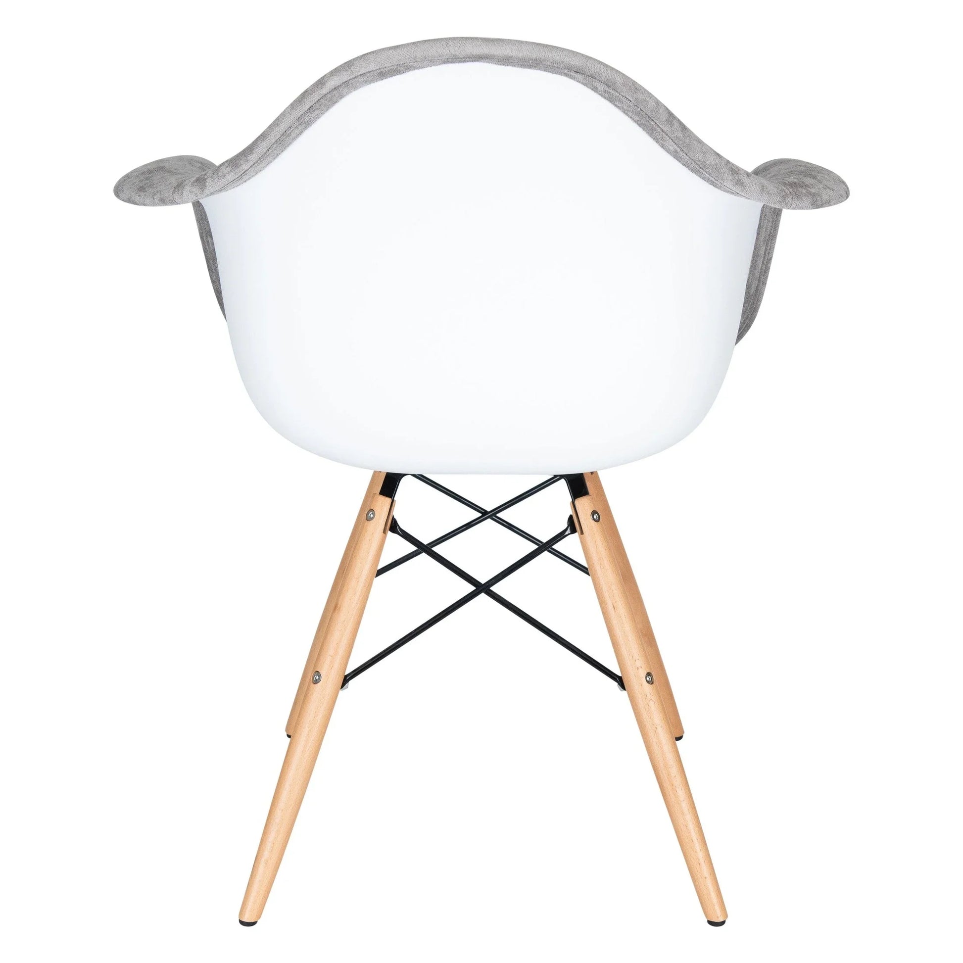 Willow Modern Fabric Eiffel Base Accent Side Chair - Elax Furniture