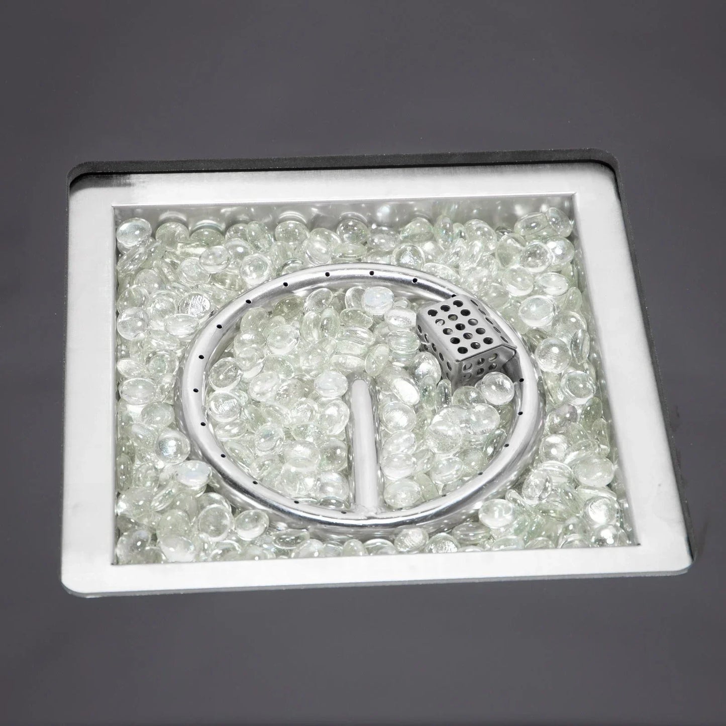 Walbrooke Outdoor Patio Square Fire Pit and Tank Holder - Elax Furniture