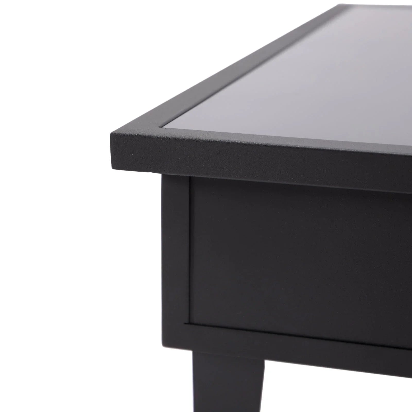 Walbrooke Modern Outdoor Square Fire Pit Table with Powder-Coated Aliuminum Frame - Elax Furniture