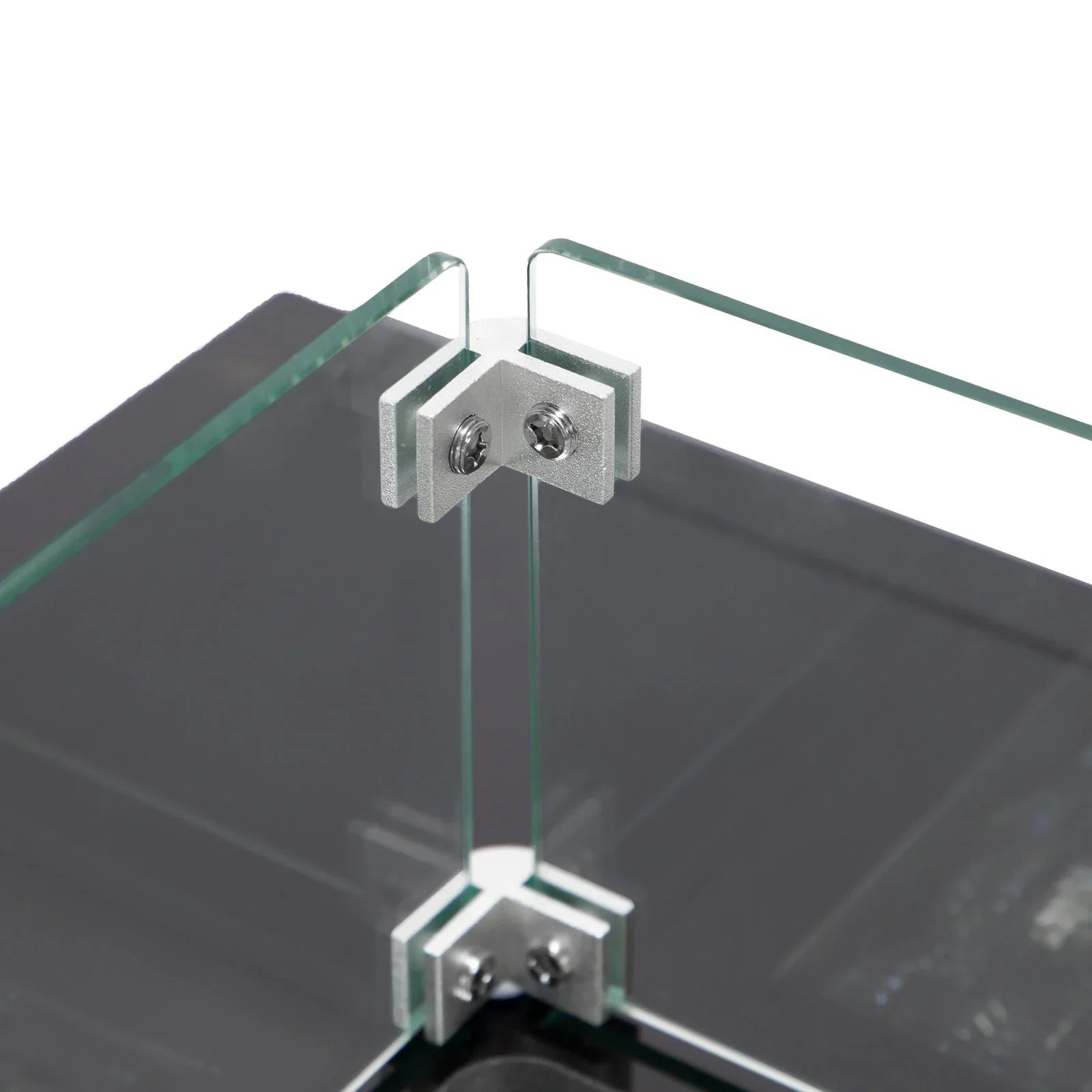 Walbrooke Modern Outdoor Square Fire Pit Table with Powder-Coated Aliuminum Frame - Elax Furniture