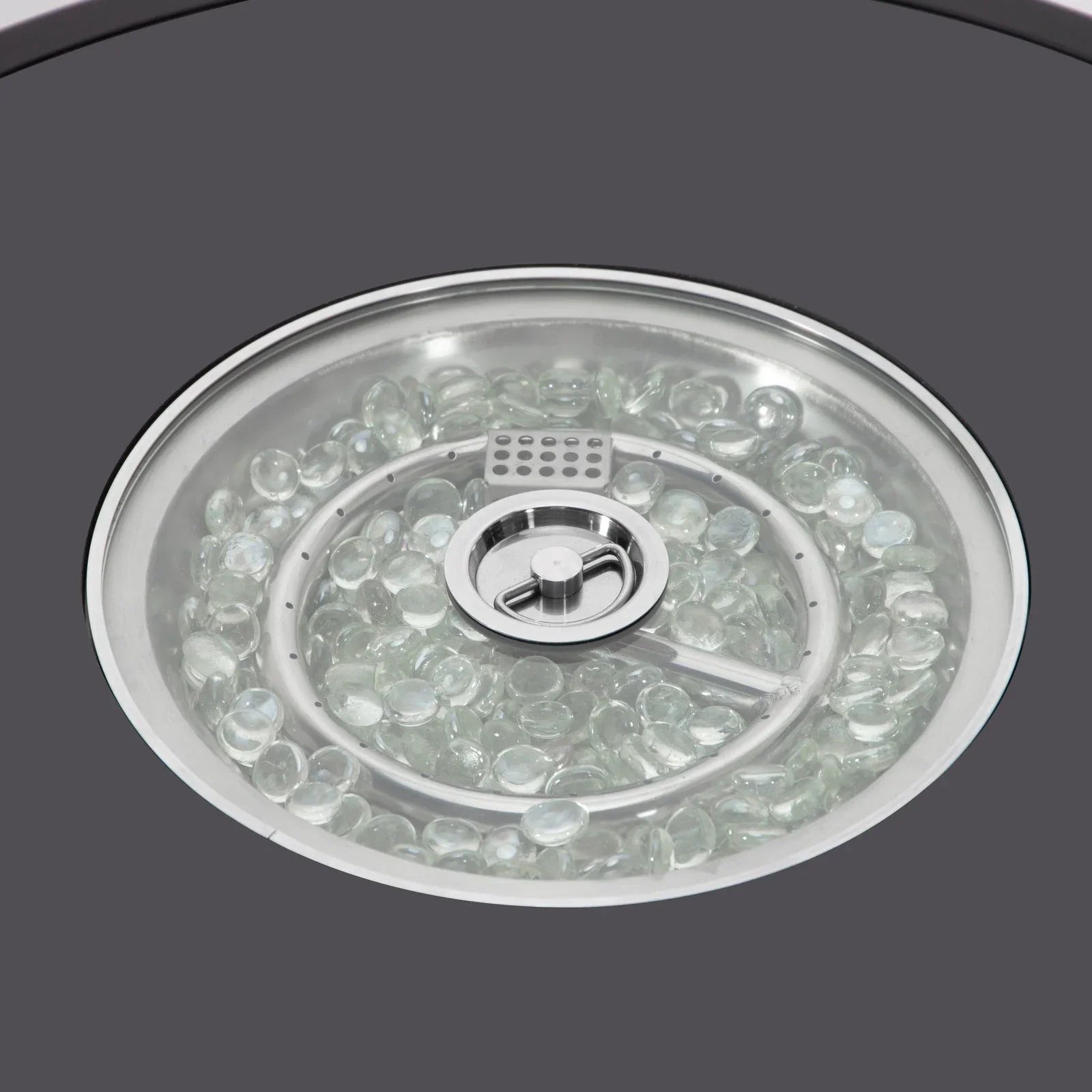 Walbrooke Outdoor Patio Round Fire Pit and Tank Holder - Elax Furniture