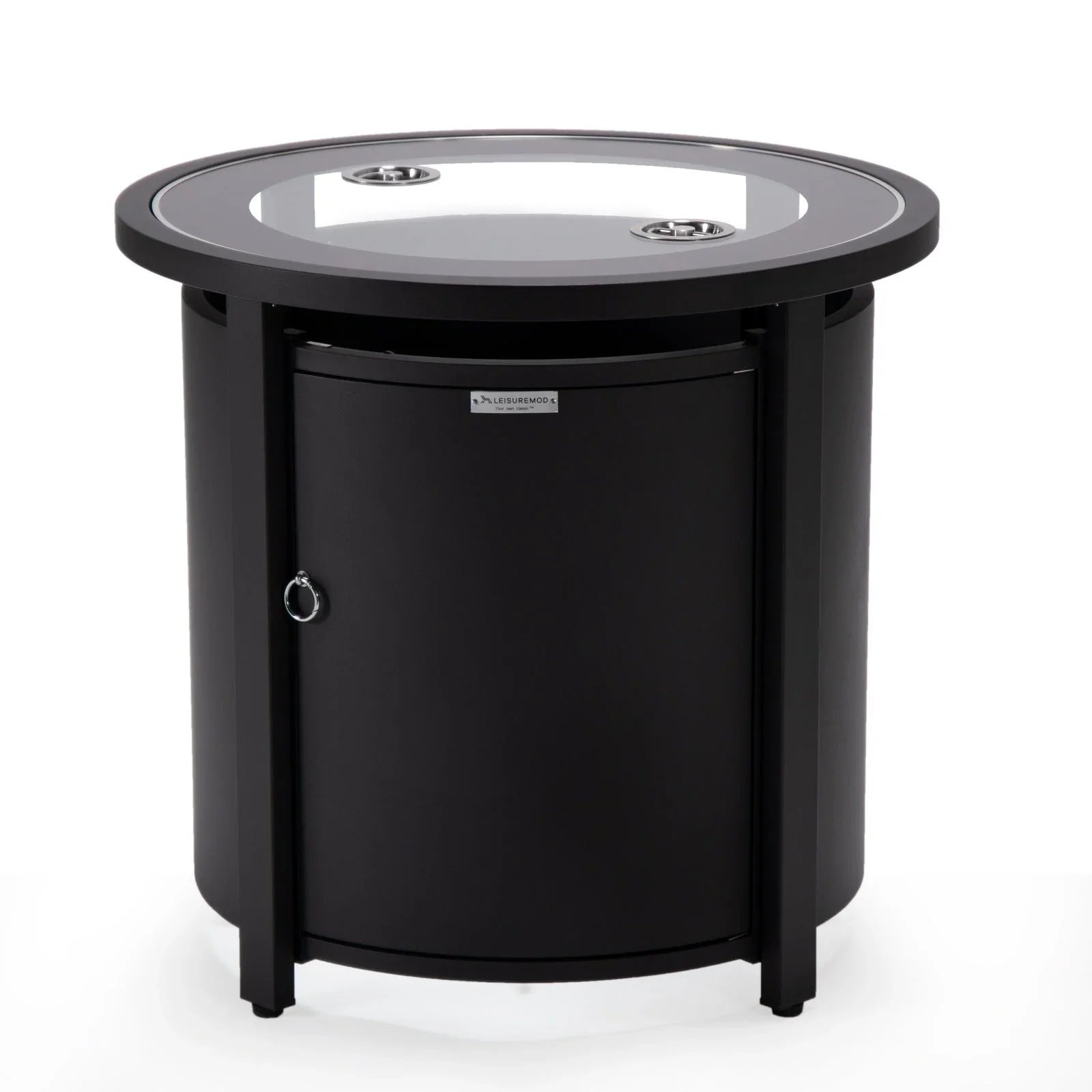 Walbrooke Outdoor Patio Round Fire Pit and Tank Holder - Elax Furniture