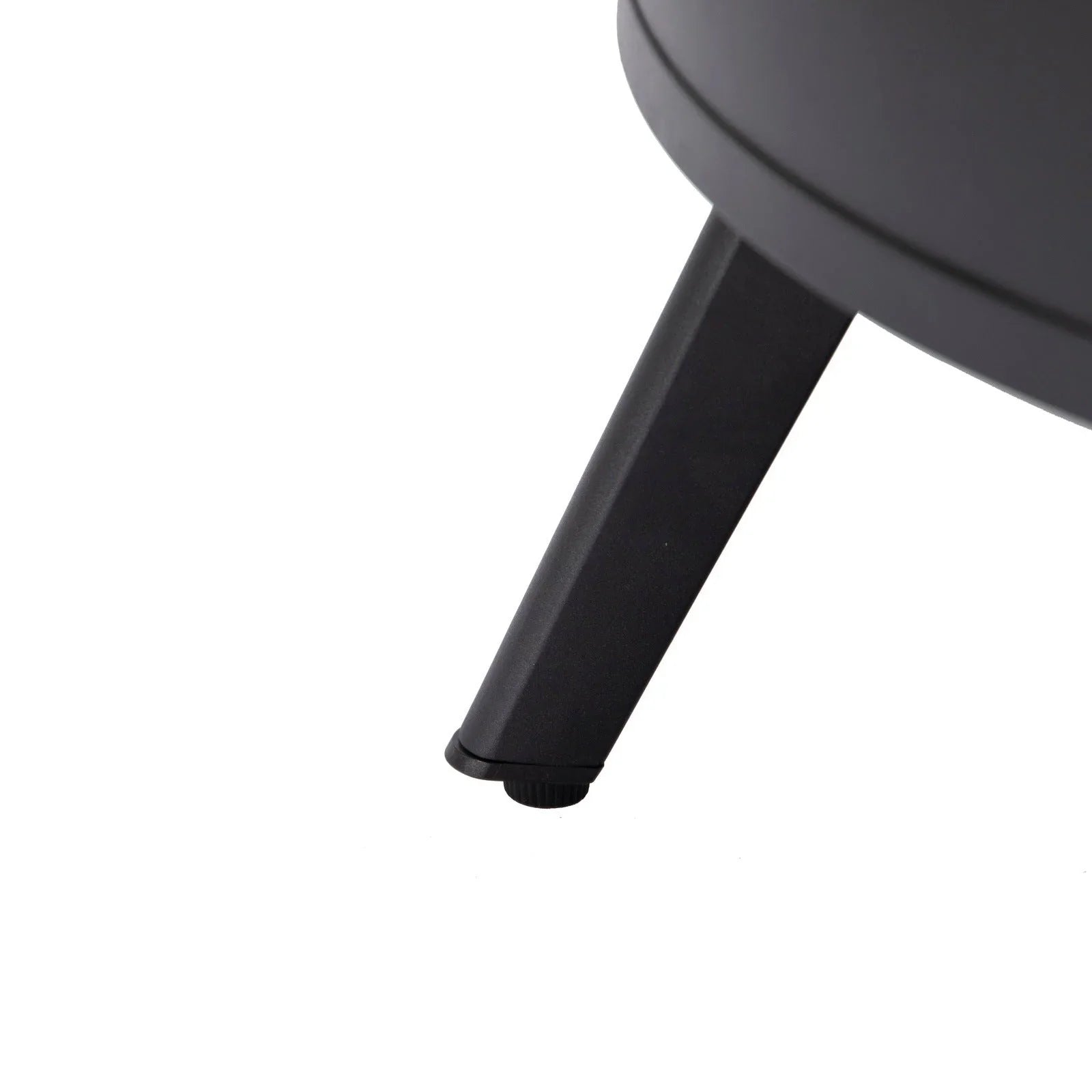 Walbrooke Modern Outdoor Round Fire Pit Table with Powder-Coated Aliuminum Frame - Elax Furniture