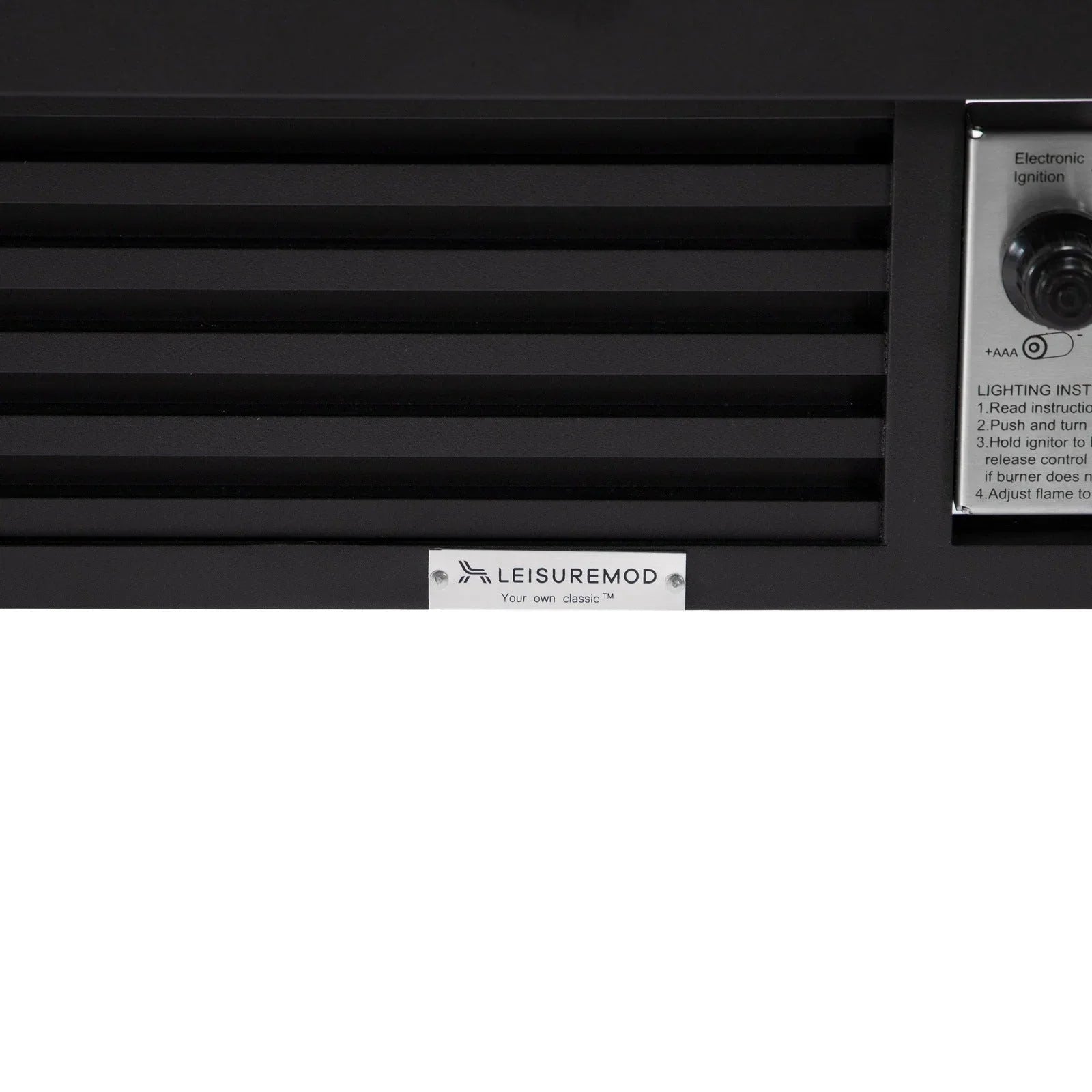 Walbrooke Modern Outdoor Square Fire Pit Table with Powder-Coated Aliuminum Frame and Slats Design - Elax Furniture