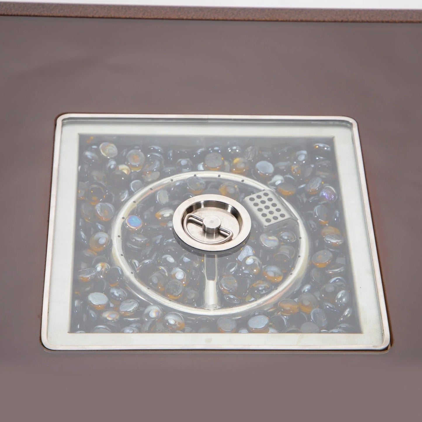 Walbrooke Outdoor Patio Square Fire Pit and Tank Holder - Elax Furniture