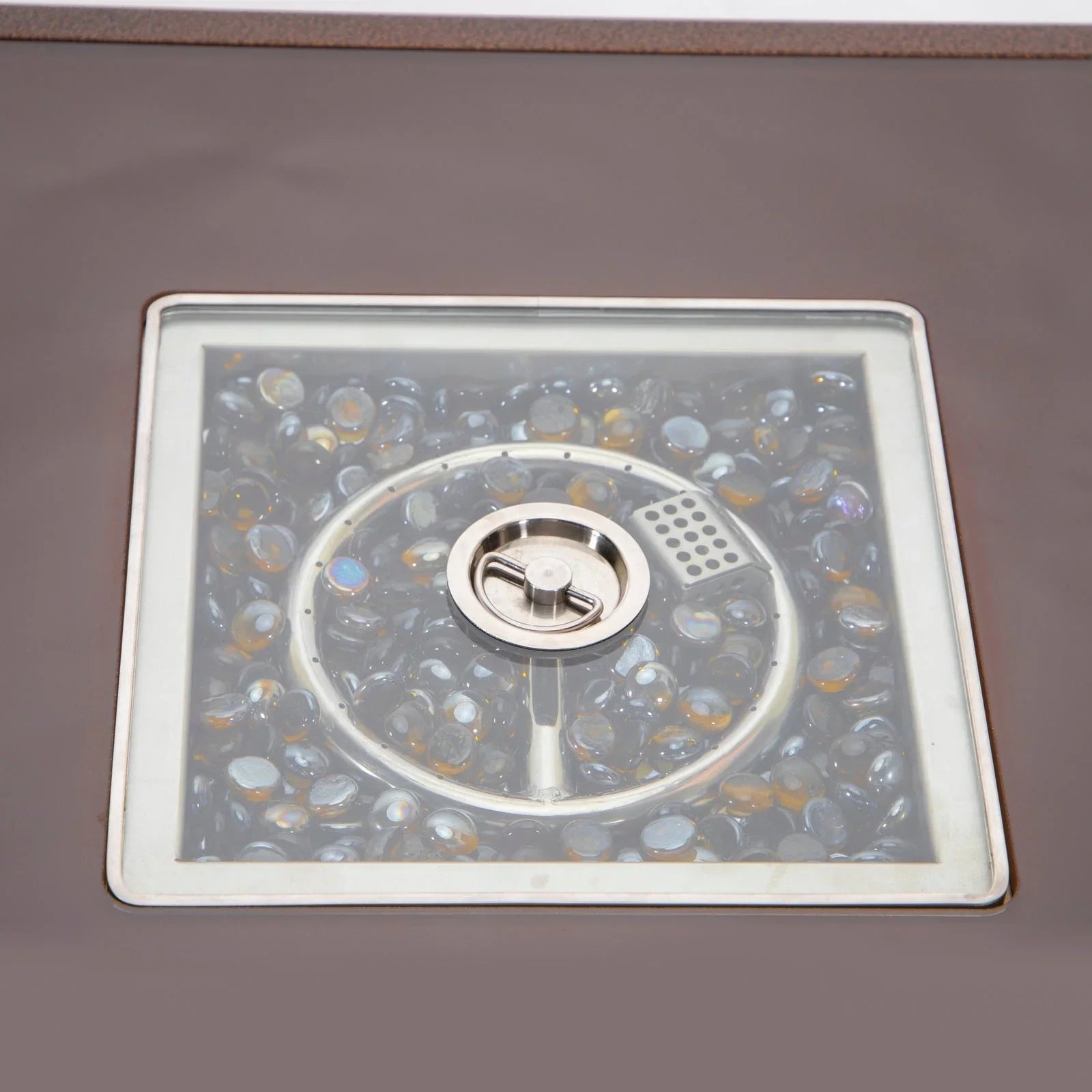 Walbrooke Outdoor Patio Square Fire Pit and Tank Holder - Elax Furniture