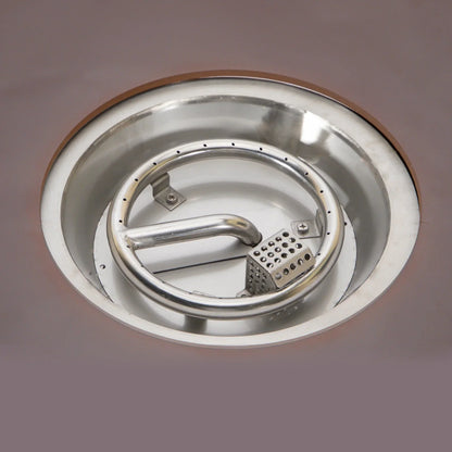 Walbrooke Outdoor Patio Round Fire Pit and Tank Holder - Elax Furniture