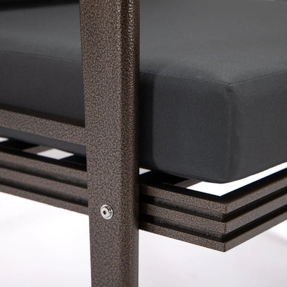 Walbrooke Modern Brown Patio Arm Chair, Set of 2 - Elax Furniture