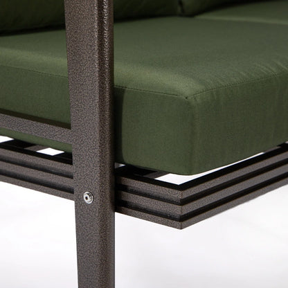 Walbrooke Modern Brown Patio Arm Chair, Set of 2 - Elax Furniture