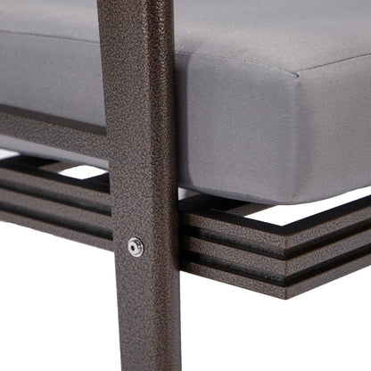 Walbrooke Modern Brown Patio Arm Chair, Set of 2 - Elax Furniture