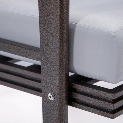 Walbrooke Modern Brown Patio Arm Chair, Set of 2 - Elax Furniture