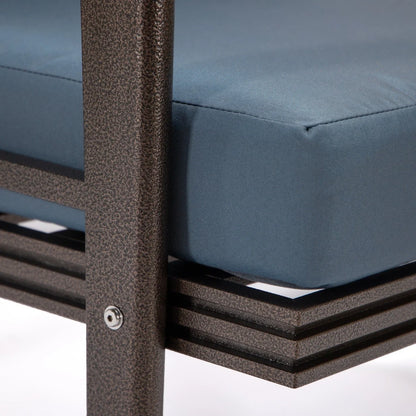 Walbrooke Modern Brown Patio Arm Chair, Set of 2 - Elax Furniture