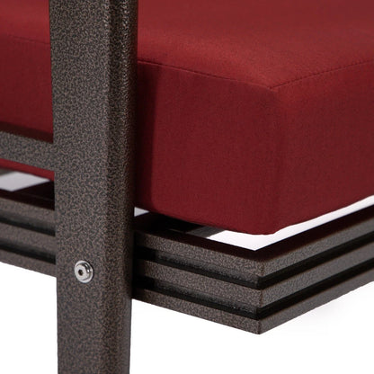 Walbrooke Modern Brown Patio Arm Chair, Set of 2 - Elax Furniture