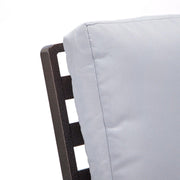 Walbrooke Modern 3-Piece Outdoor Patio Set with Brown Aluminum Frame and Removable Cushions Loveseat and Set of 2 Armchairs - Elax Furniture