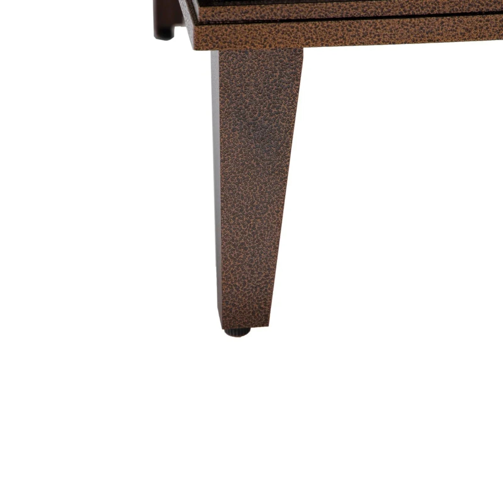 Walbrooke Modern Outdoor Square Fire Pit Table with Powder-Coated Aliuminum Frame and Slats Design - Elax Furniture