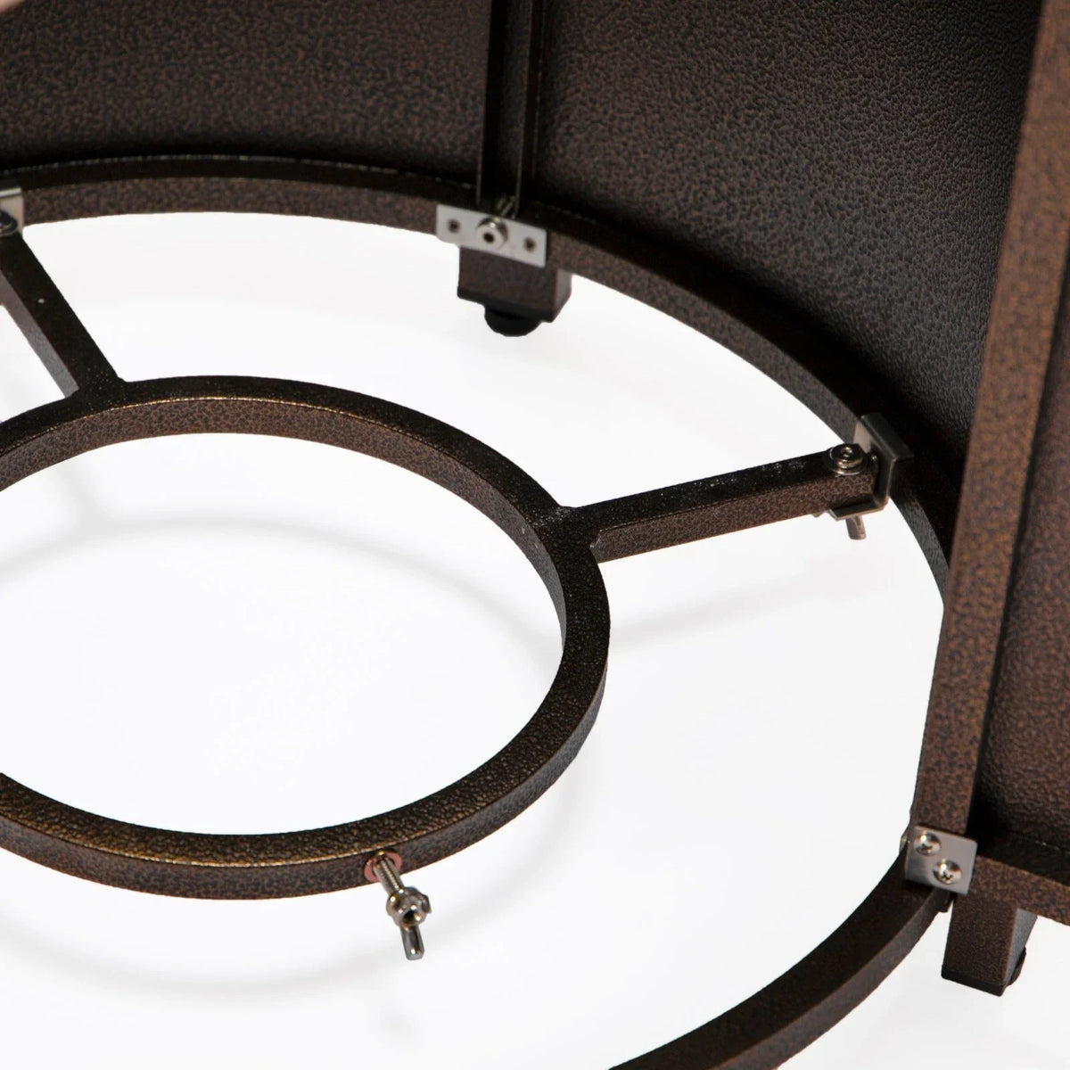 Walbrooke Outdoor Patio Round Fire Pit and Tank Holder with Slats Design - Elax Furniture