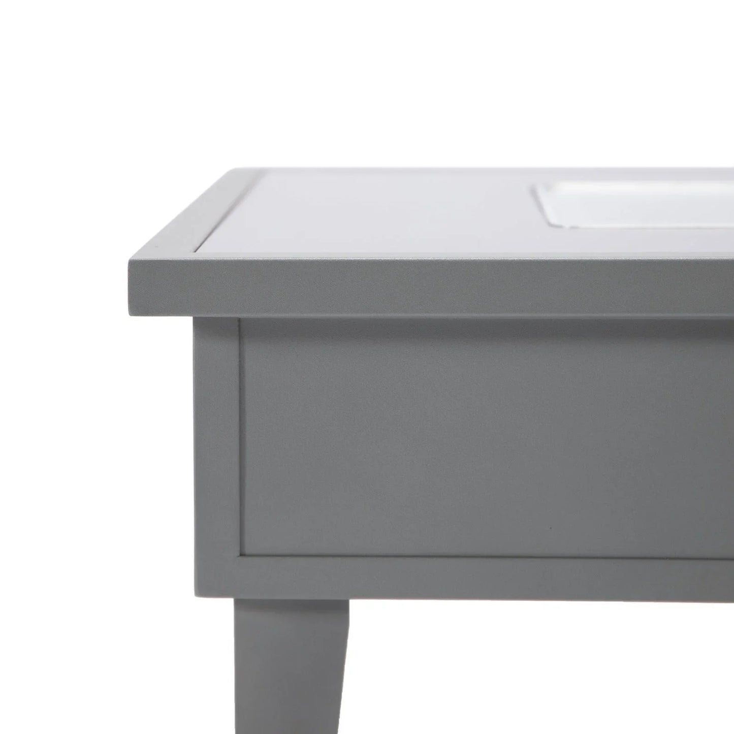 Walbrooke Modern Outdoor Square Fire Pit Table with Powder-Coated Aliuminum Frame - Elax Furniture