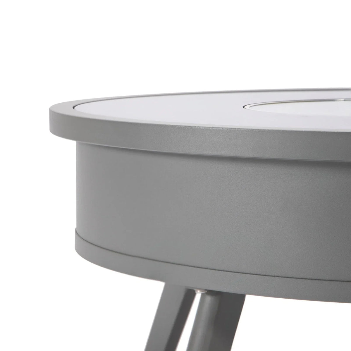 Walbrooke Outdoor Patio Round Fire Pit and Tank Holder - Elax Furniture