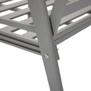 Walbrooke Aluminum Patio Conversation With Slats Design Fire Pit Table & Tank Holder - Elax Furniture