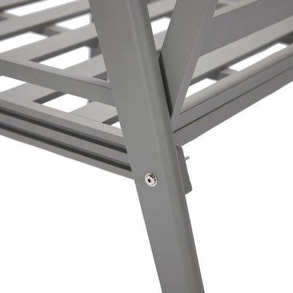 Walbrooke Aluminum Patio Conversation With Slats Design Fire Pit Table & Tank Holder - Elax Furniture