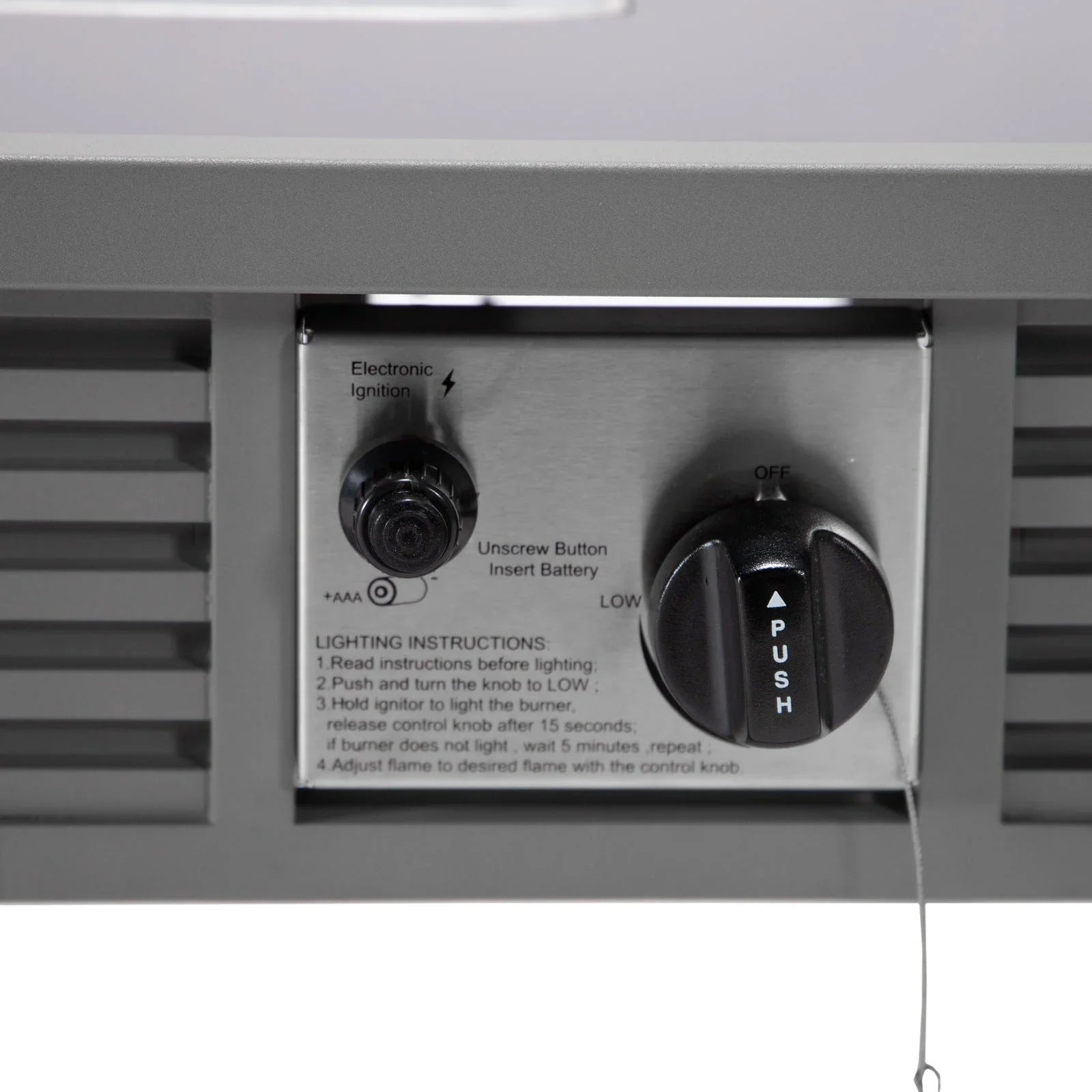 Walbrooke Modern Outdoor Square Fire Pit Table with Powder-Coated Aliuminum Frame and Slats Design - Elax Furniture