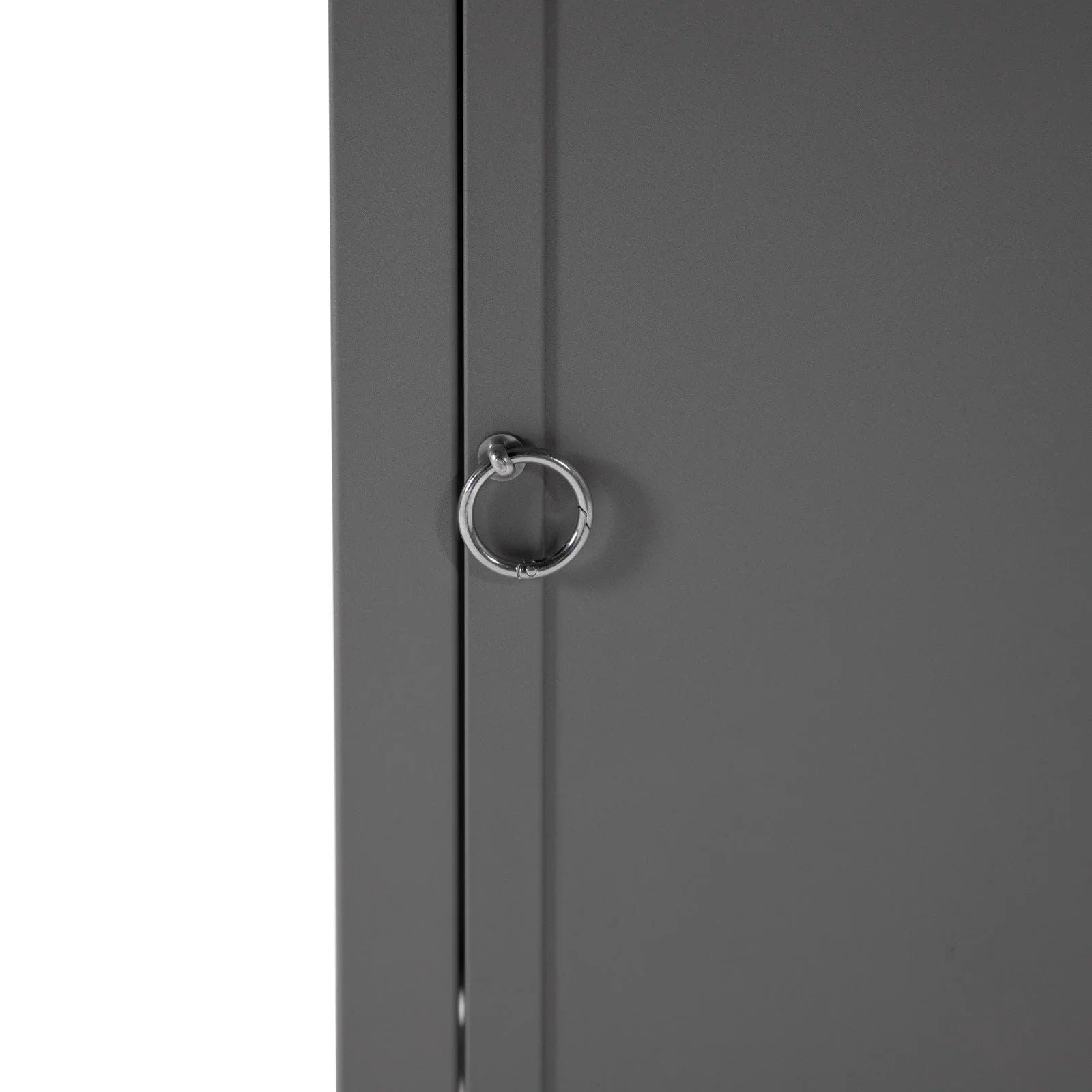 Walbrooke Modern Square Tank Holder Table with Tempered Glass Top and Powder Coated Aluminum - Elax Furniture