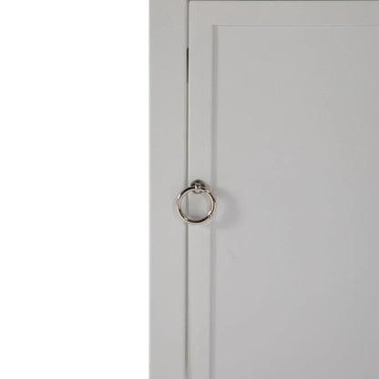 Walbrooke Modern Square Tank Holder Table with Tempered Glass Top and Powder Coated Aluminum - Elax Furniture