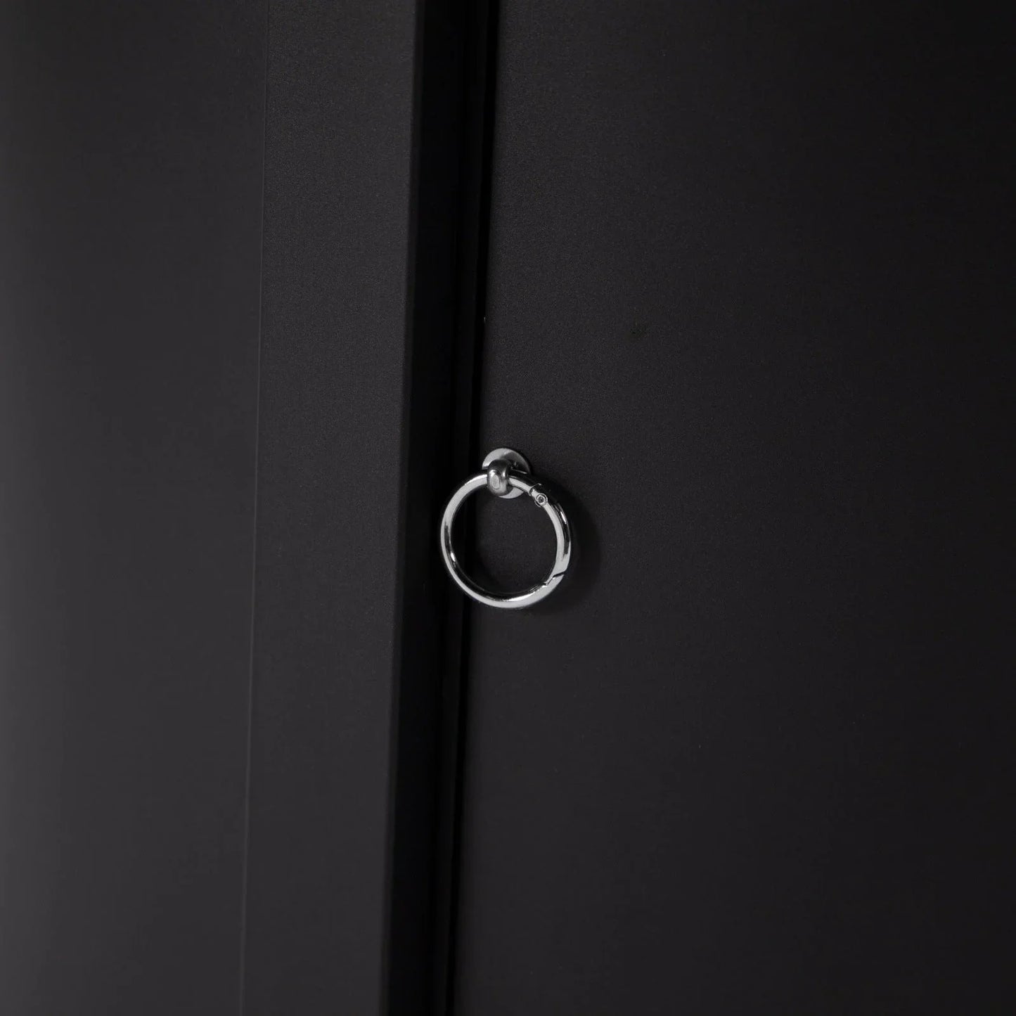 Walbrooke Modern Round Tank Holder Table with Tempered Glass Top and Powder Coated Aluminum - Elax Furniture