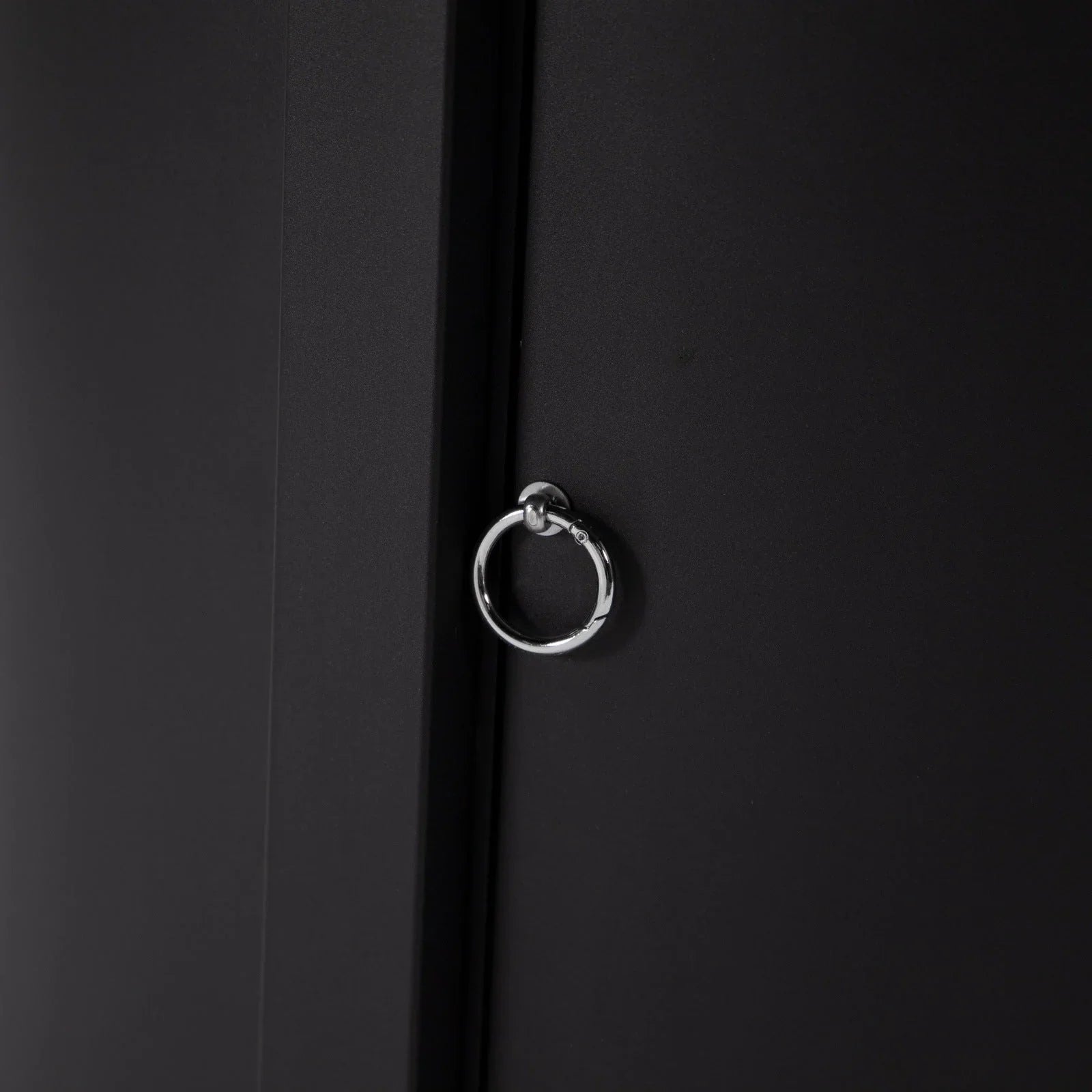 Walbrooke Modern Round Tank Holder Table with Tempered Glass Top and Powder Coated Aluminum - Elax Furniture