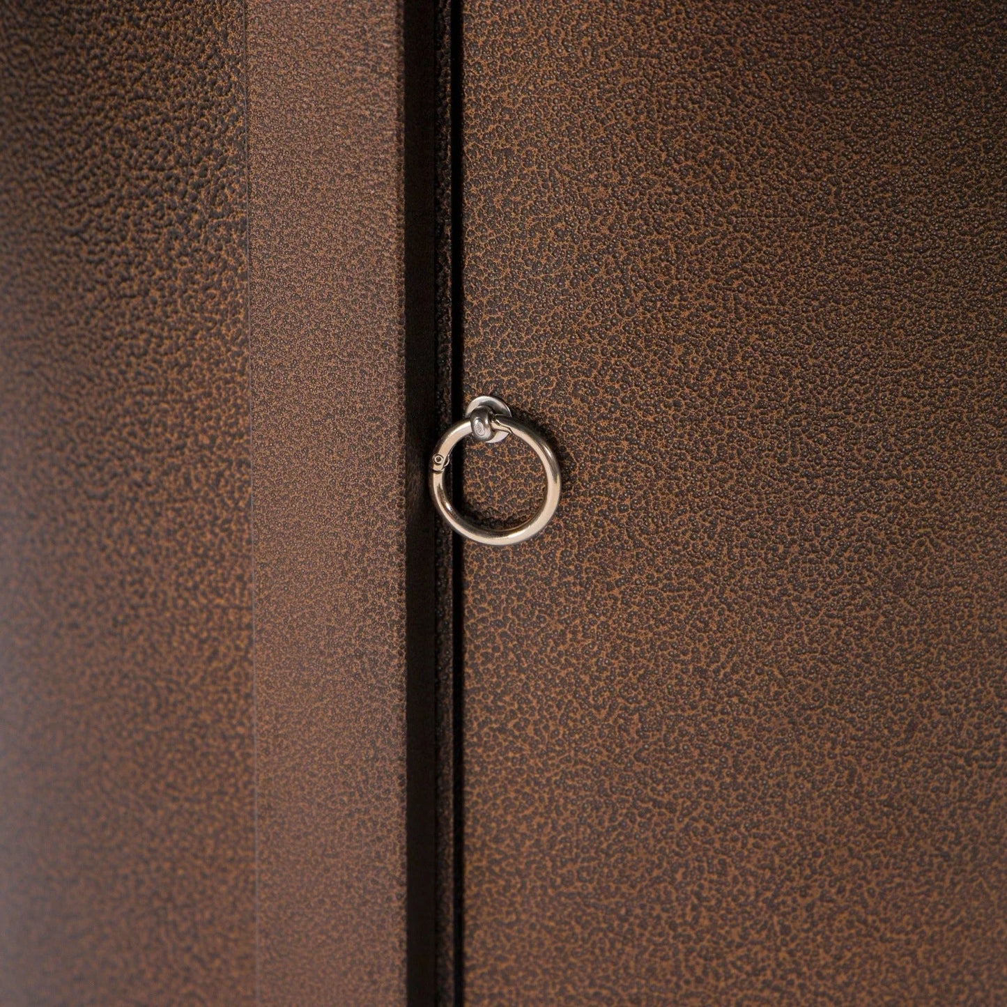 Walbrooke Modern Round Tank Holder Table with Tempered Glass Top and Powder Coated Aluminum - Elax Furniture