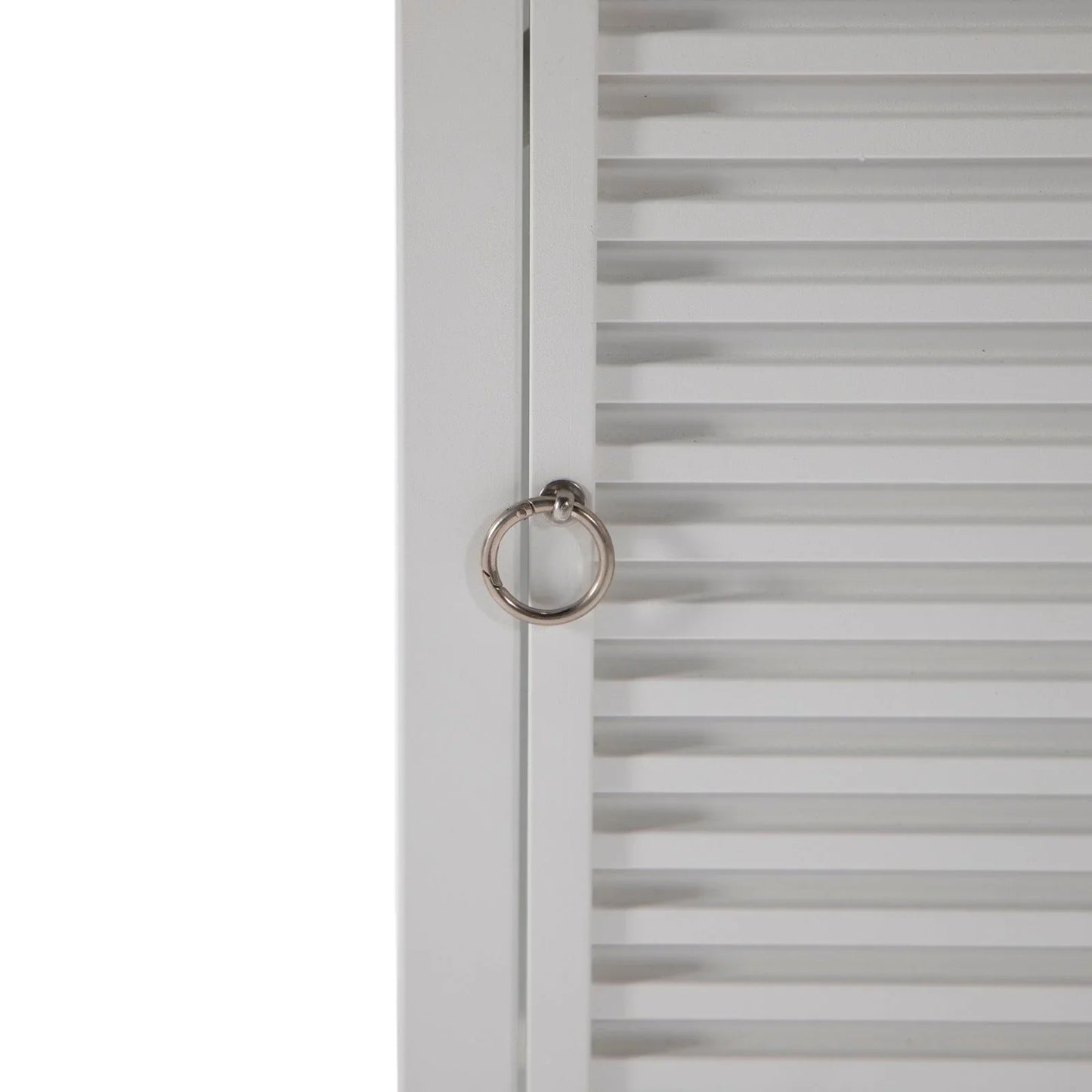 Walbrooke Modern Square Tank Holder Table with Tempered Glass Top and Powder Coated Aluminum Slats - Elax Furniture