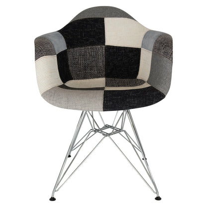 Willow Modern Fabric Eiffel Base Accent Side Chair - Elax Furniture