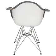 Willow Modern Fabric Eiffel Base Accent Side Chair - Elax Furniture
