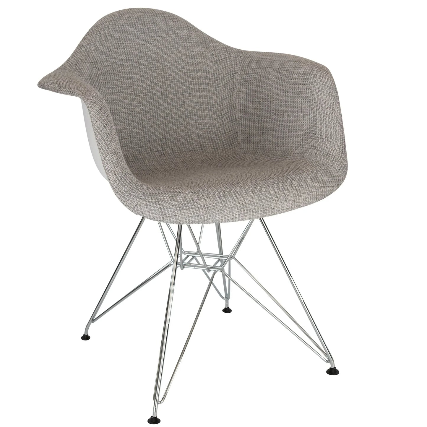 Willow Modern Fabric Eiffel Base Accent Side Chair - Elax Furniture