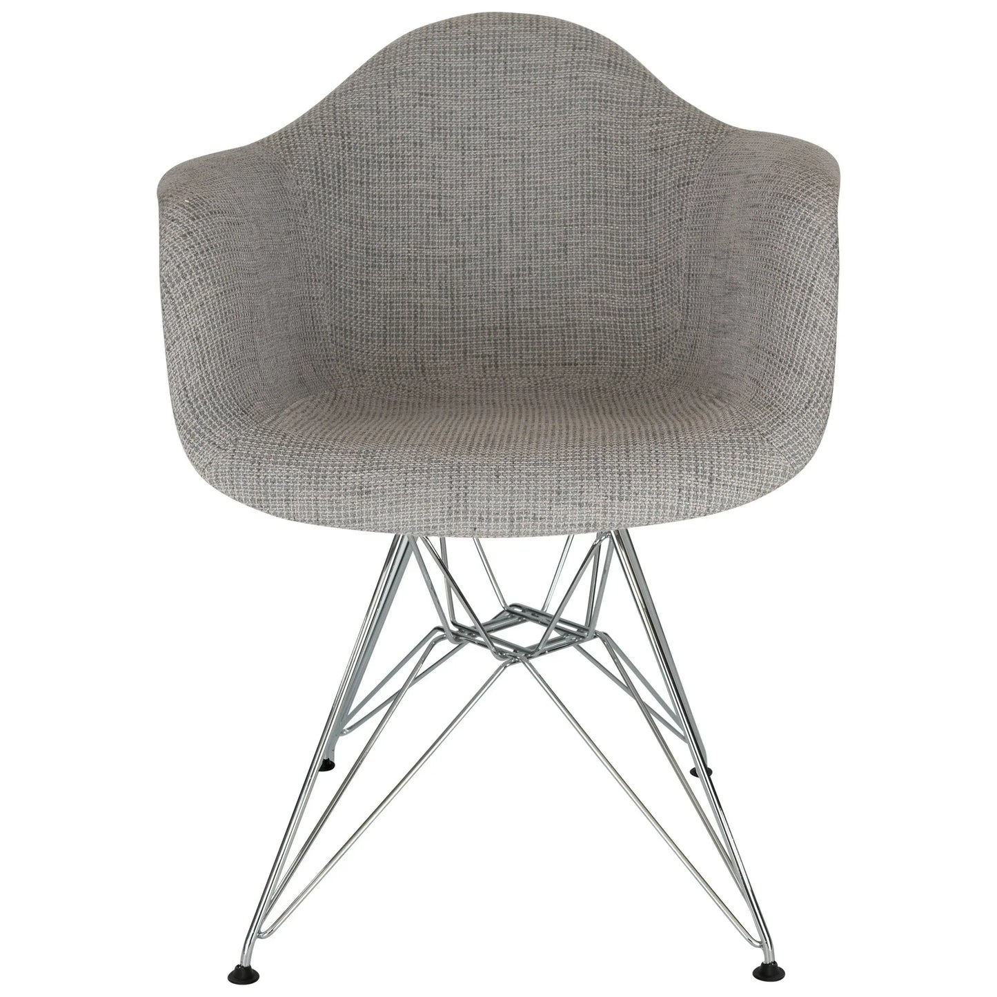 Willow Modern Fabric Eiffel Base Accent Side Chair - Elax Furniture