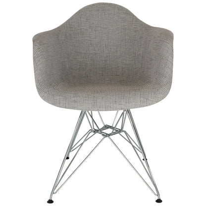 Willow Modern Fabric Eiffel Base Accent Side Chair - Elax Furniture