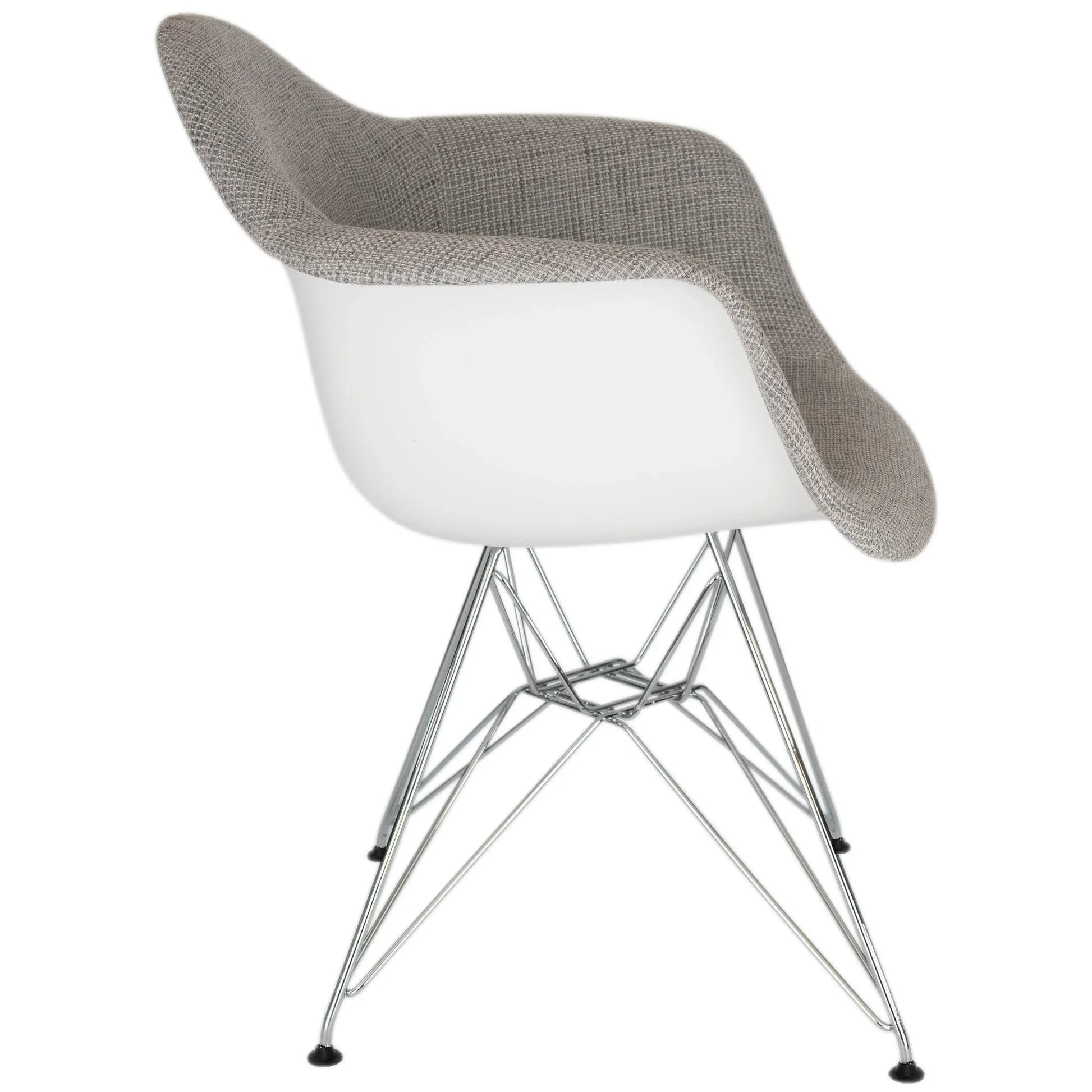 Willow Modern Fabric Eiffel Base Accent Side Chair - Elax Furniture