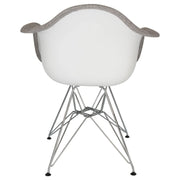 Willow Modern Fabric Eiffel Base Accent Side Chair - Elax Furniture