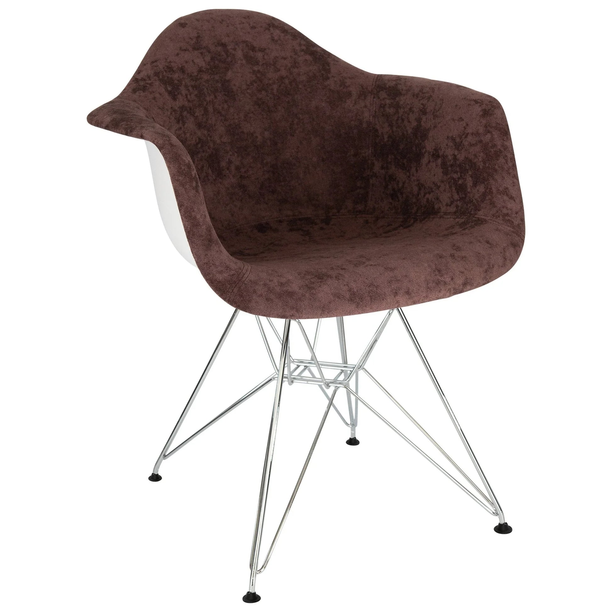 Willow Modern Fabric Eiffel Base Accent Side Chair - Elax Furniture