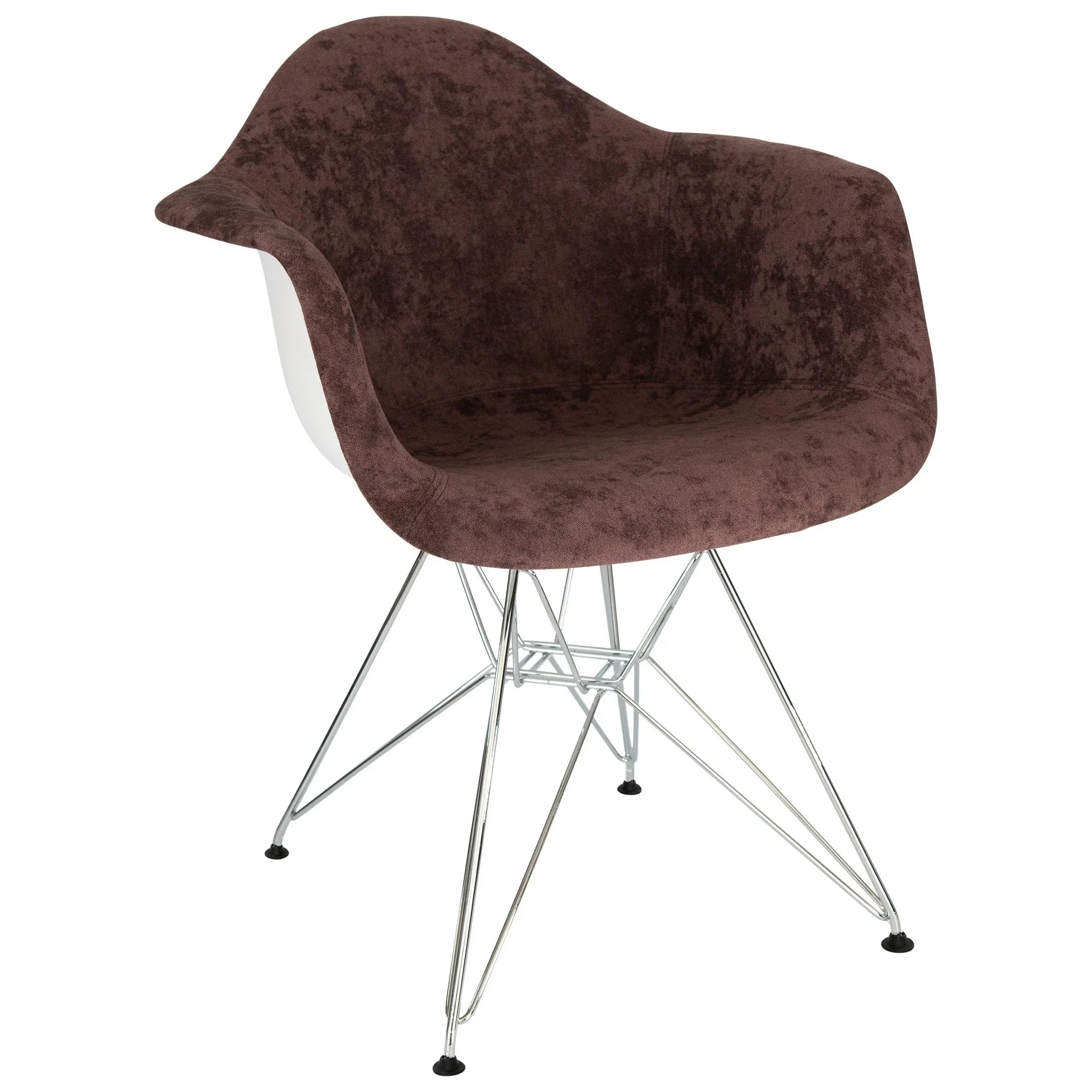 Willow Modern Fabric Eiffel Base Accent Side Chair - Elax Furniture