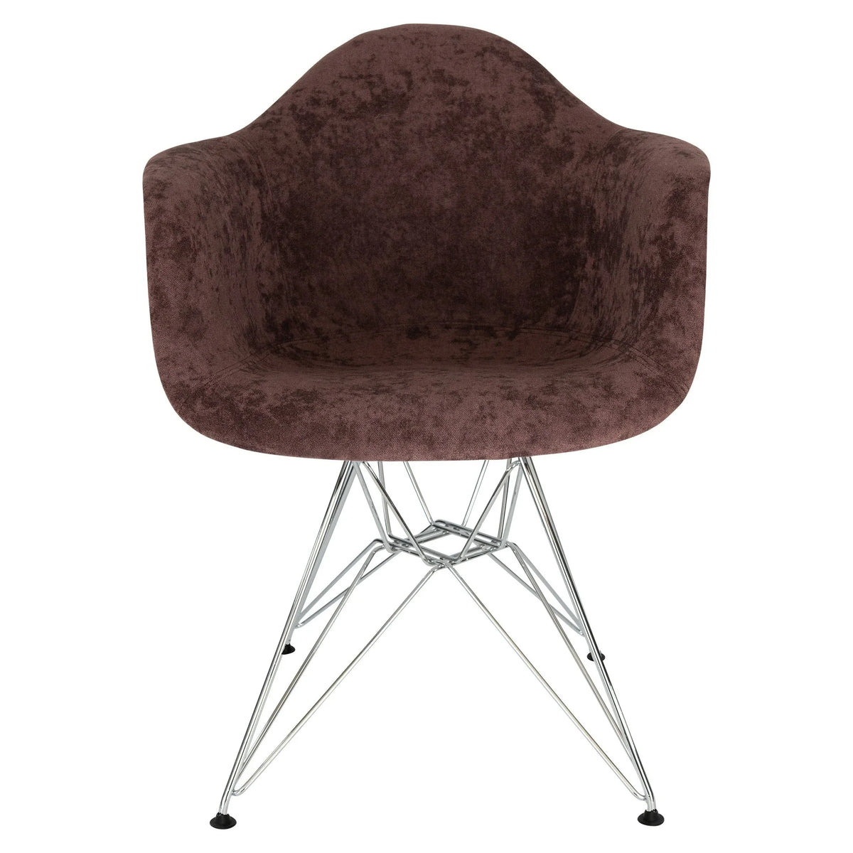 Willow Modern Fabric Eiffel Base Accent Side Chair - Elax Furniture