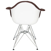 Willow Modern Fabric Eiffel Base Accent Side Chair - Elax Furniture