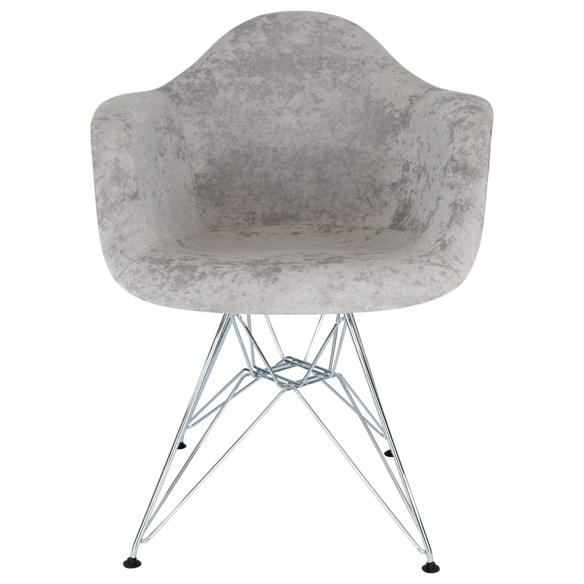 Willow Modern Fabric Eiffel Base Accent Side Chair - Elax Furniture