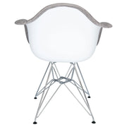 Willow Modern Fabric Eiffel Base Accent Side Chair - Elax Furniture