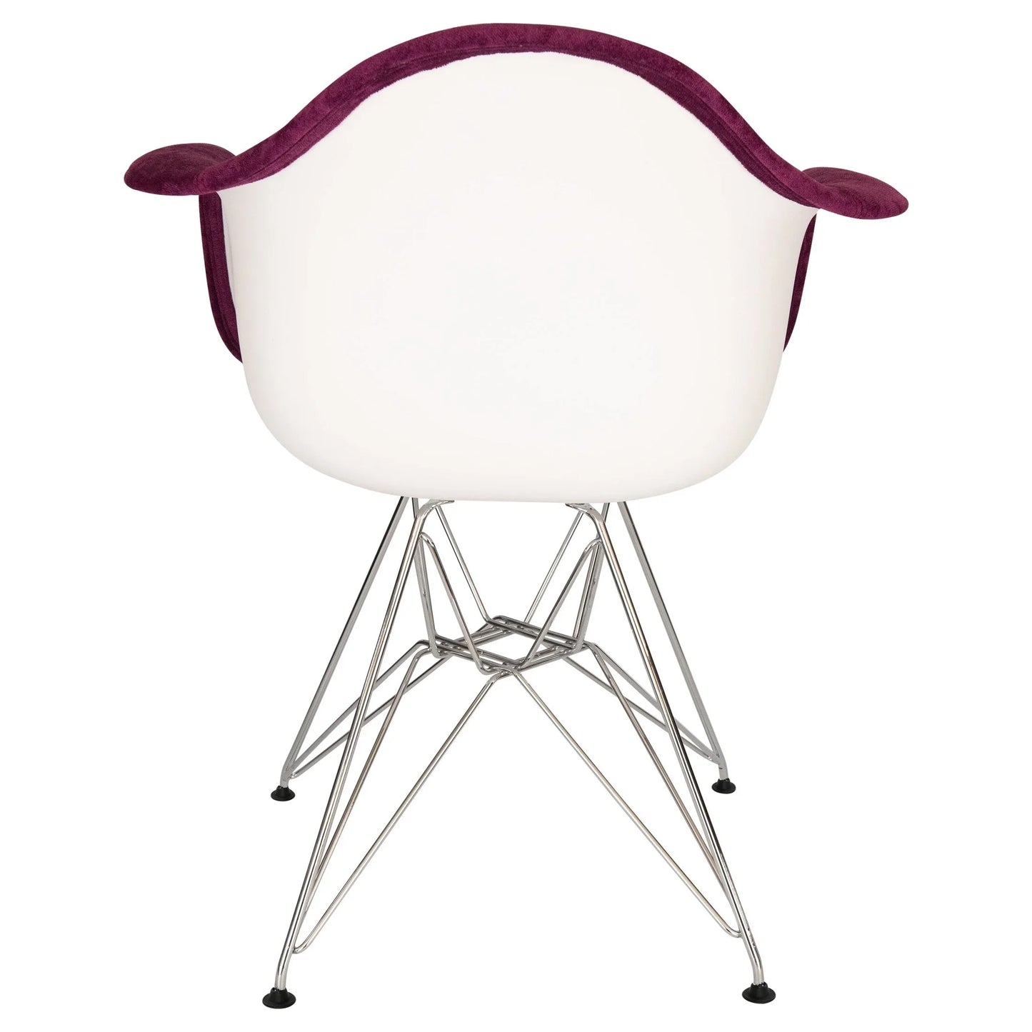 Willow Modern Fabric Eiffel Base Accent Side Chair - Elax Furniture