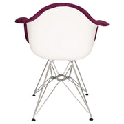 Willow Modern Fabric Eiffel Base Accent Side Chair - Elax Furniture