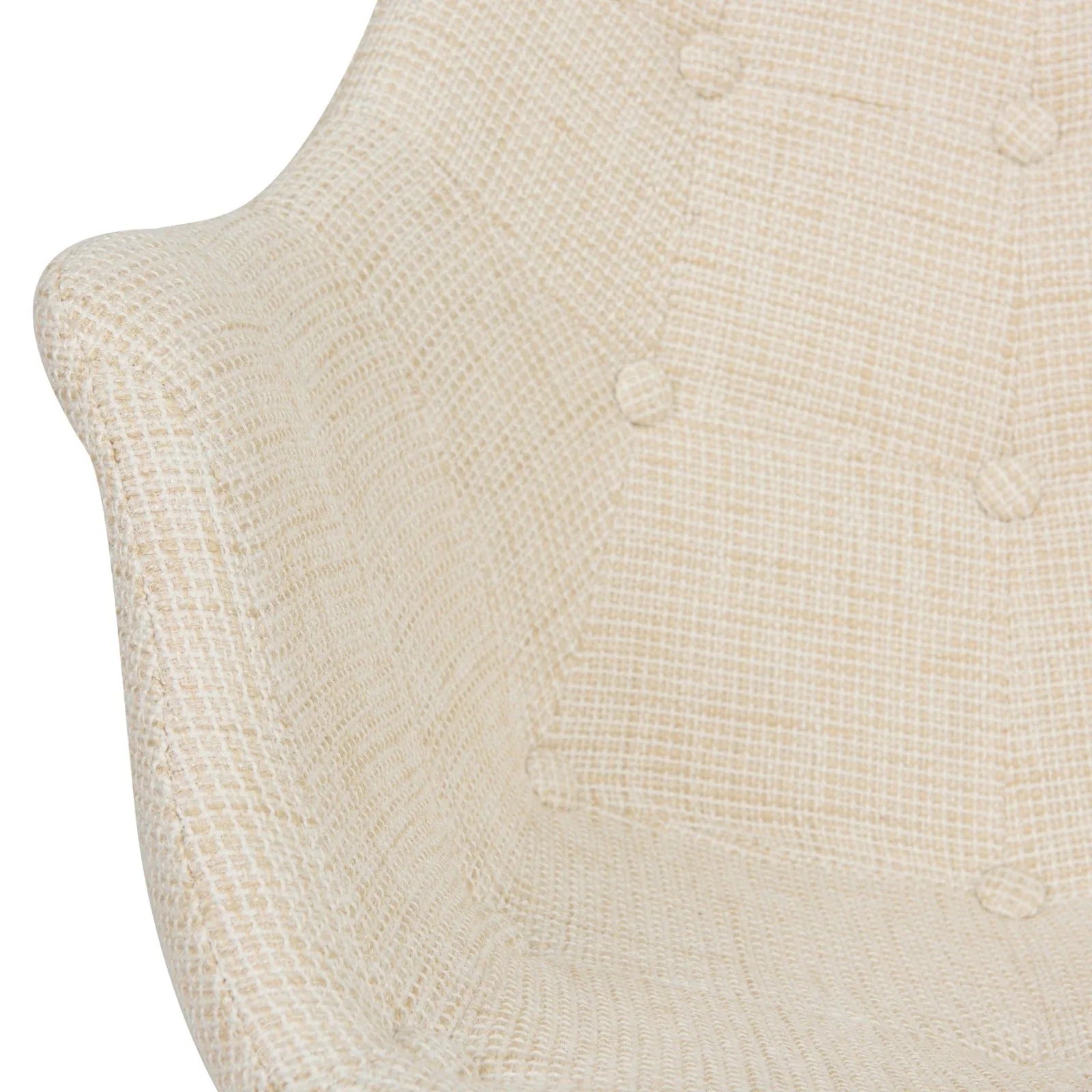 Willow Modern Petite Twill Upholstered Fabric/Velvet with Eiffel Base Rocking Chair - Elax Furniture